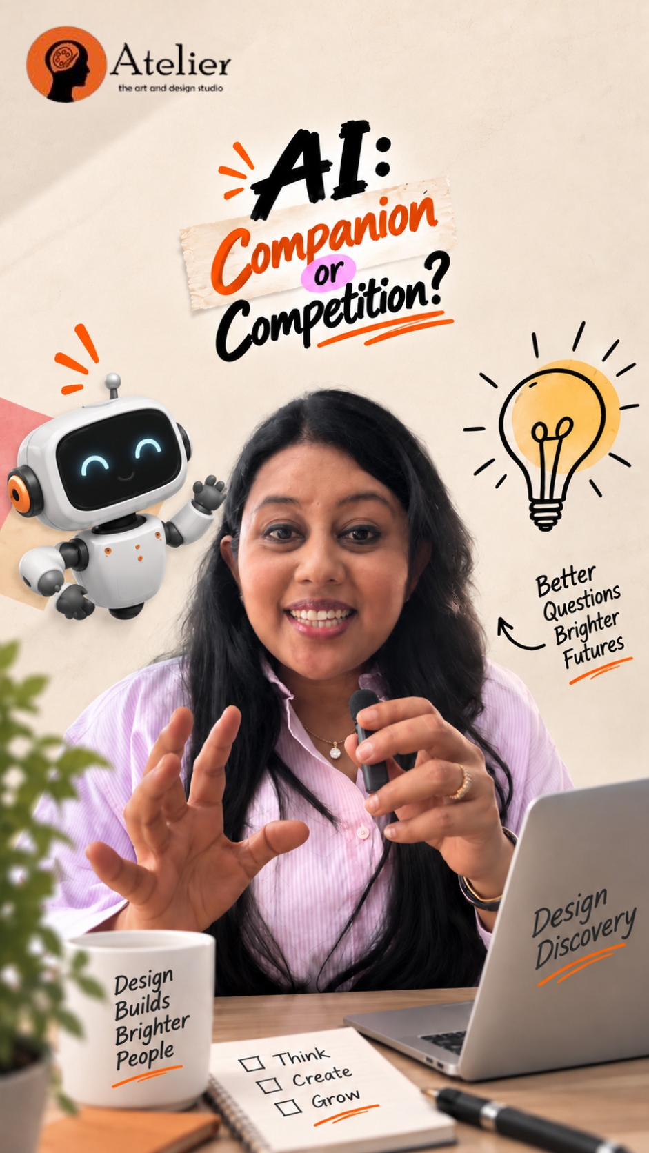 AI, future skills and design thinking for students - Studio Atelier